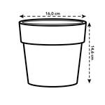 b.for original round 16cm azul grisáceo